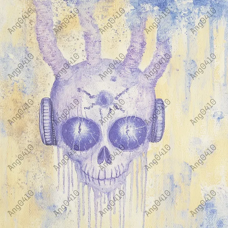 Surreal Pastel Alien Art