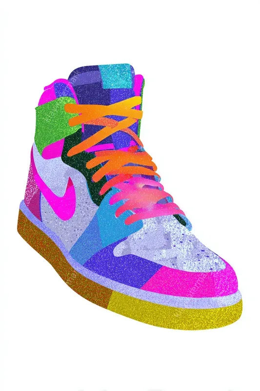 Cut Out Collages Vibrant 90s Eras