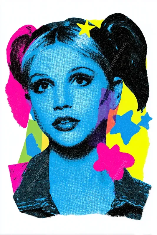 Cut Out Collages Vibrant 90s Eras