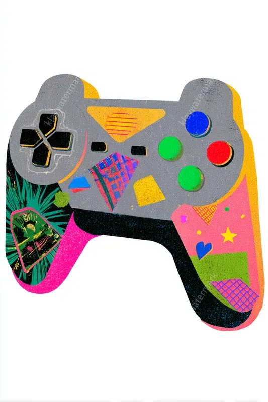 Cut Out Collages Vibrant 90s Eras