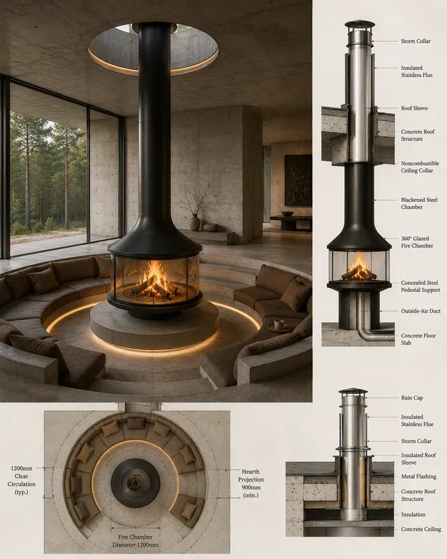 Architectural Fireplace Hearths