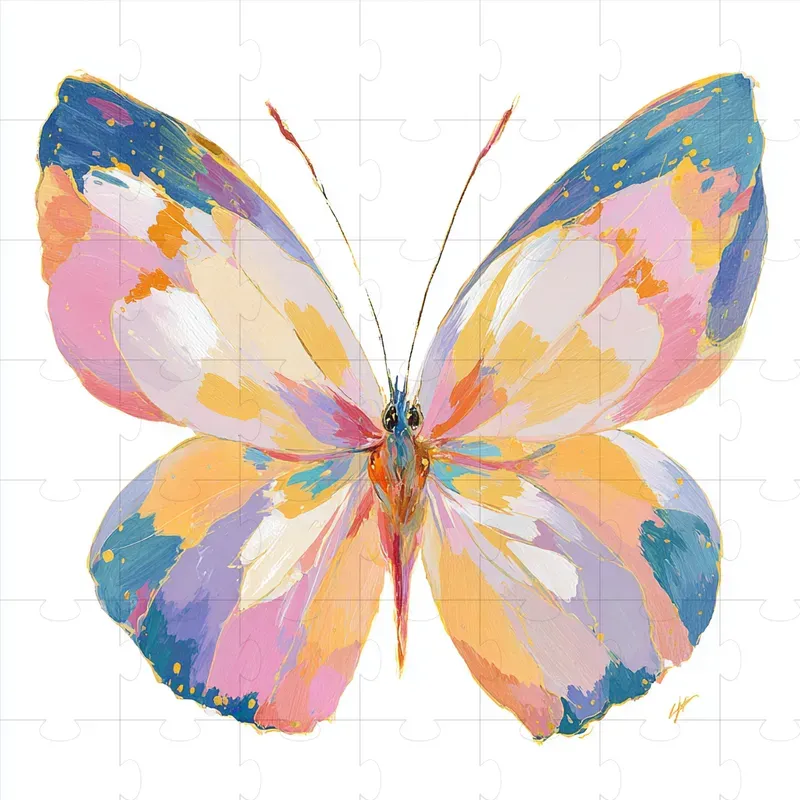 Impressionist Painterly Floral Cliparts