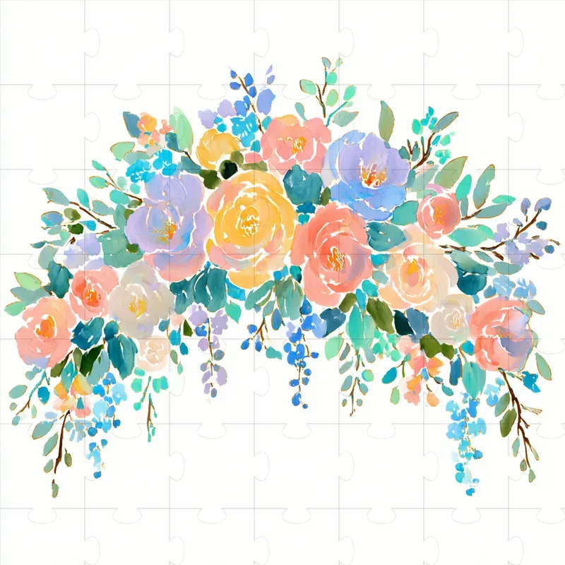 Impressionist Painterly Floral Cliparts