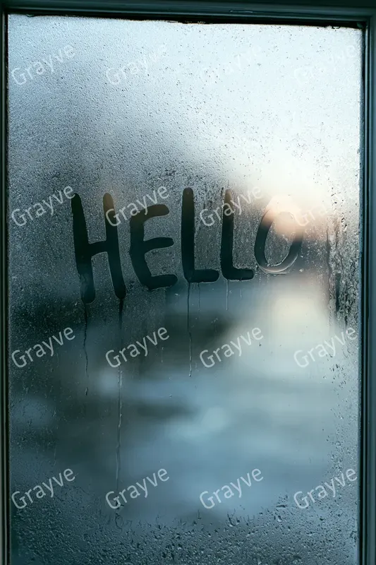 Fogged Window Typographies