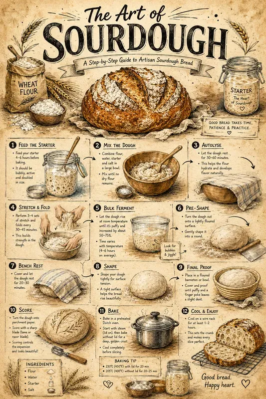 Professional Culinary Recipe Infographics