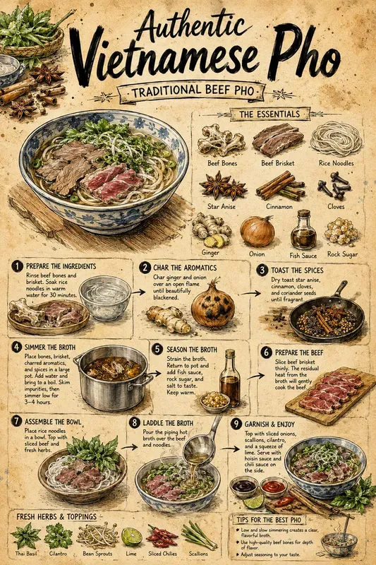 Professional Culinary Recipe Infographics
