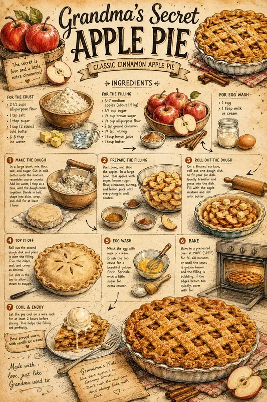 Professional Culinary Recipe Infographics