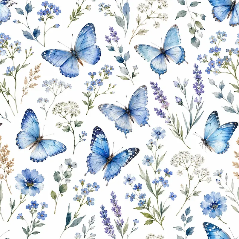 Watercolor Seamless Patterns