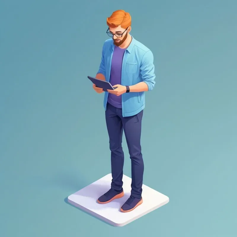 Isometric Clean Minimalist Objects