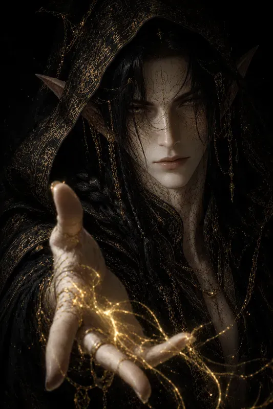 Gilded Fantasy Character Portraits