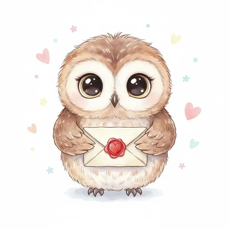 Cute Valentine Animal Art