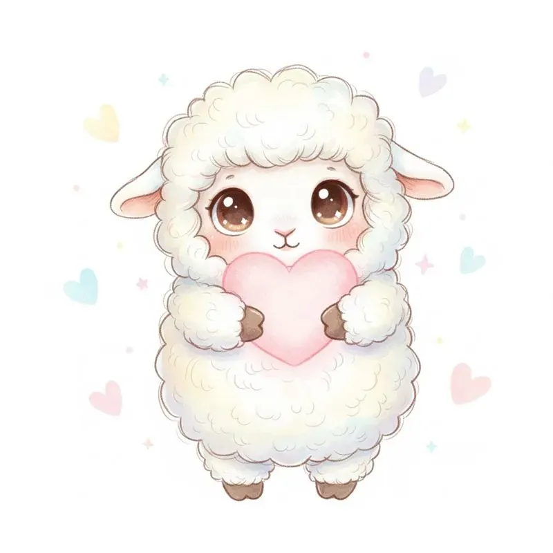 Cute Valentine Animal Art