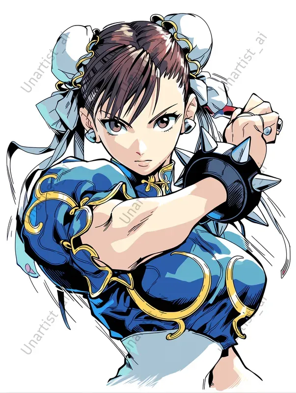 Street Fighter Anime Cel Shadings