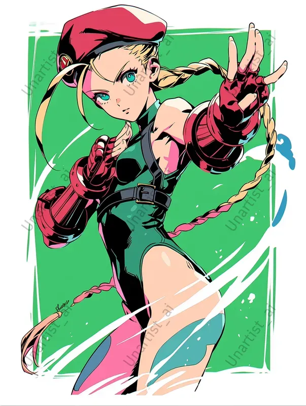 Street Fighter Anime Cel Shadings