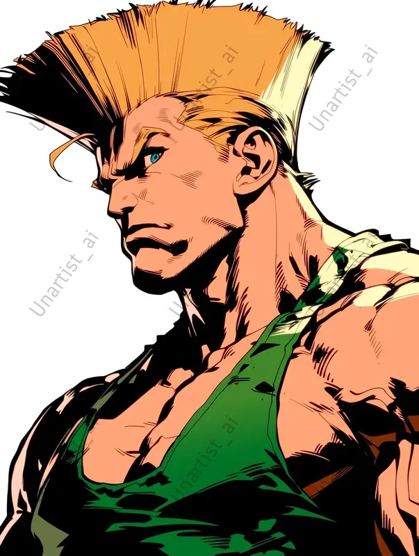 Street Fighter Anime Cel Shadings