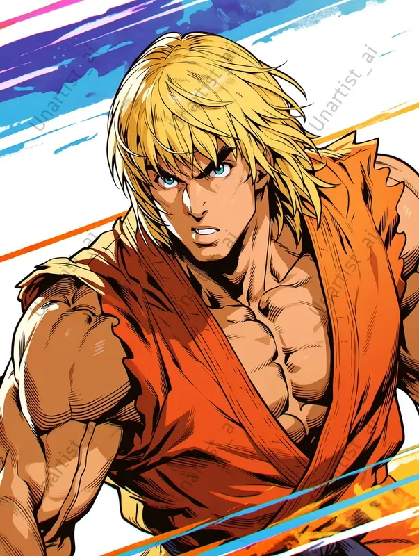 Street Fighter Anime Cel Shadings