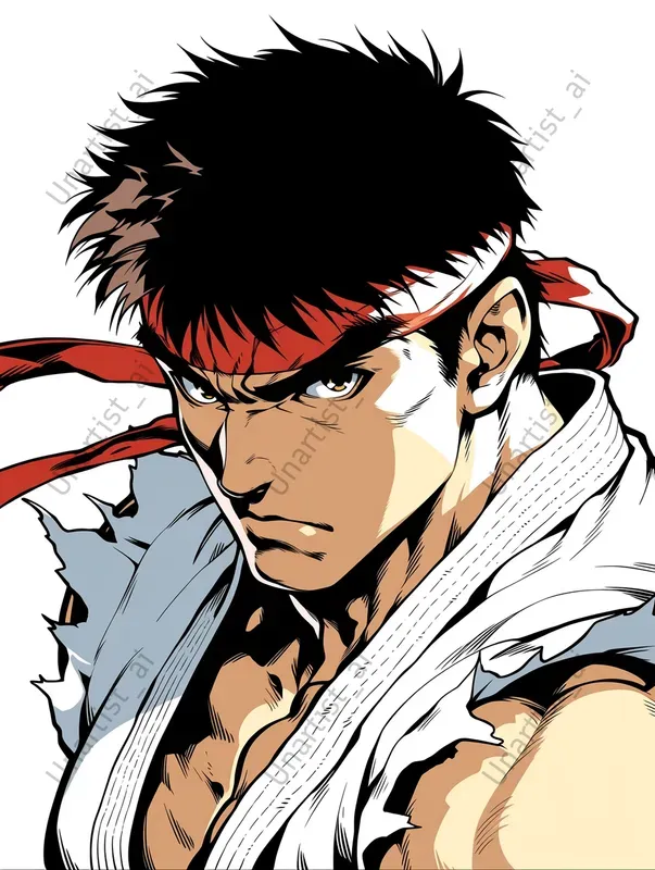 Street Fighter Anime Cel Shadings