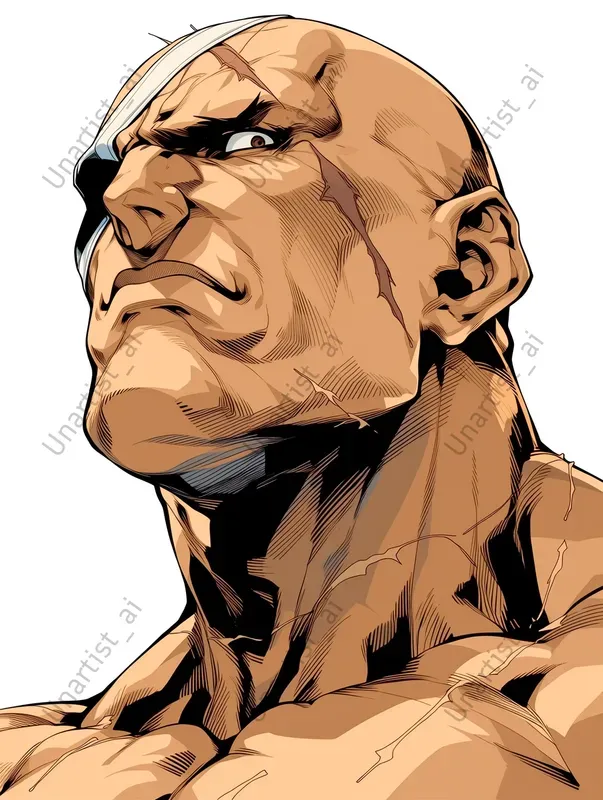 Street Fighter Anime Cel Shadings