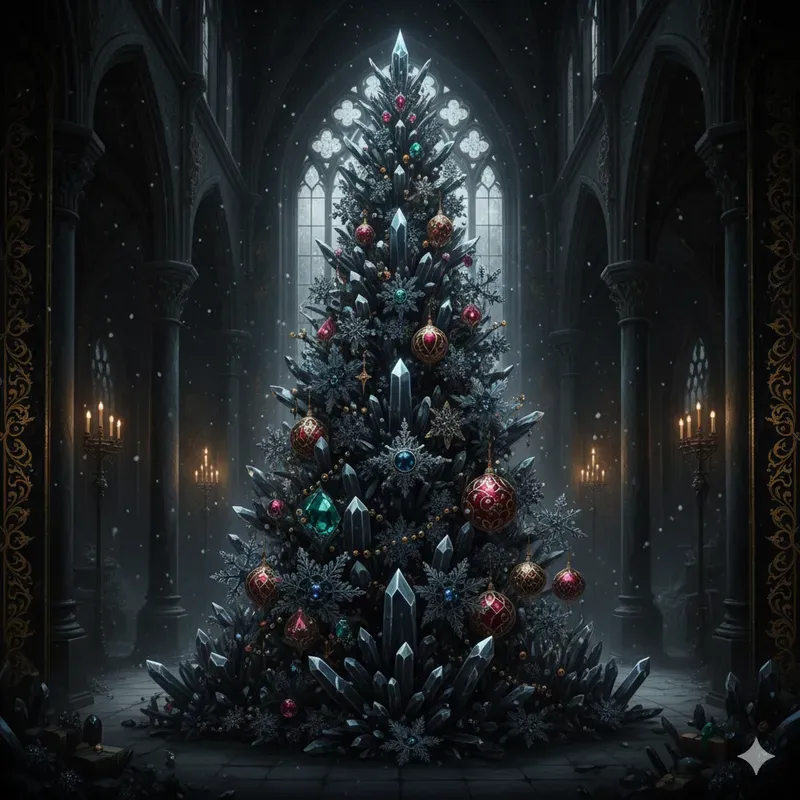 Jeweled Midnight Christmas Art