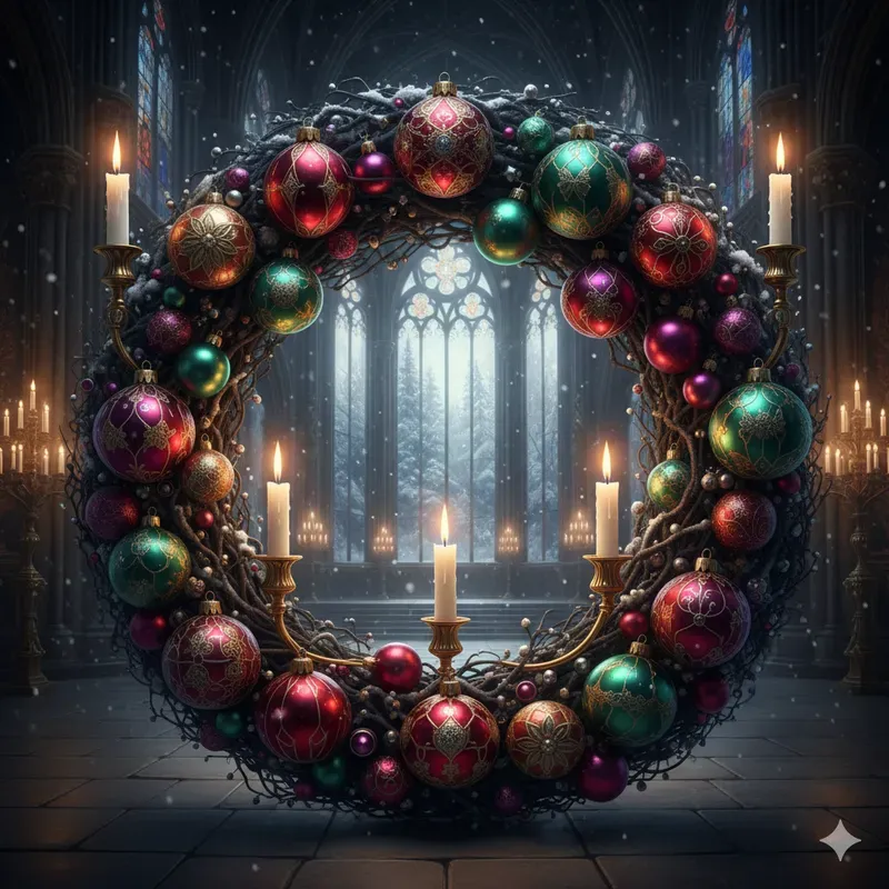 Jeweled Midnight Christmas Art