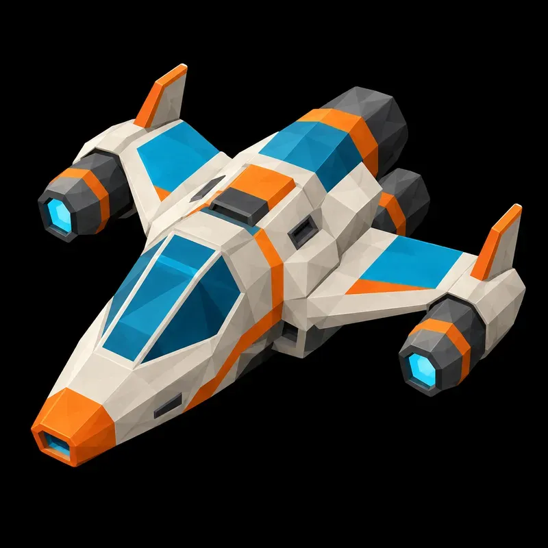 Retro Low Poly 3D Game Assets
