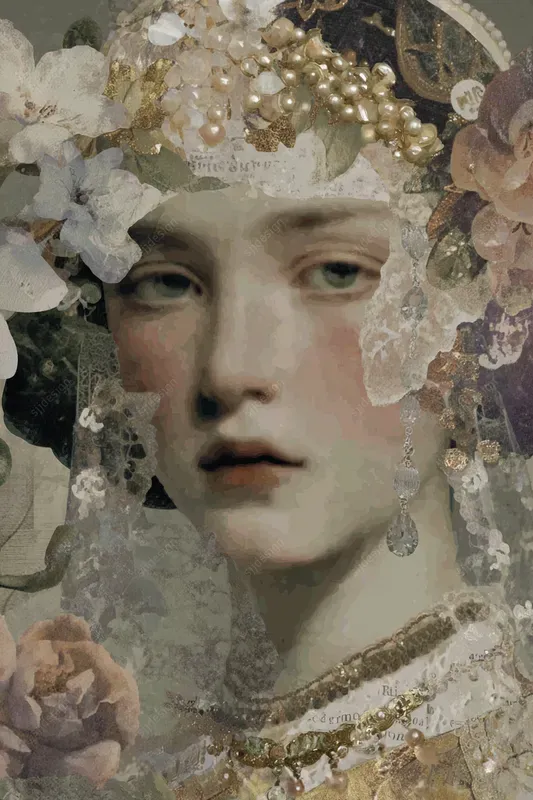Classic Oil Floral Portrait Remixes