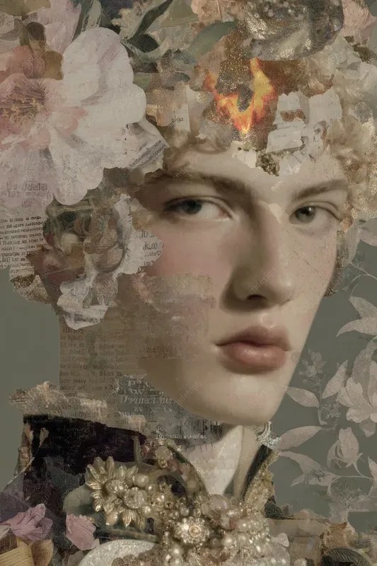 Classic Oil Floral Portrait Remixes