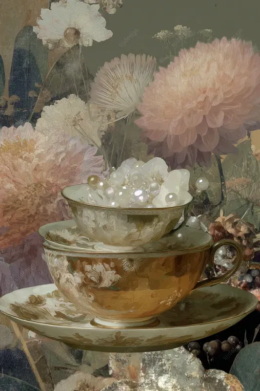 Classic Oil Floral Portrait Remixes