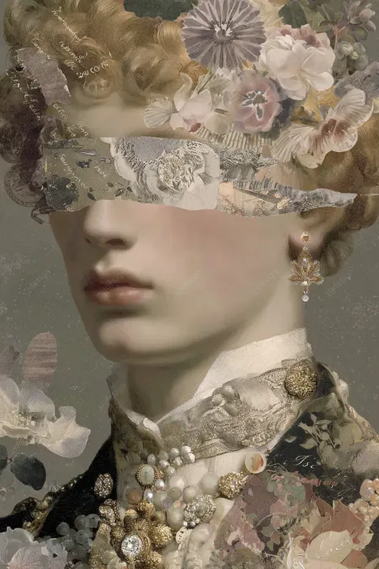 Classic Oil Floral Portrait Remixes