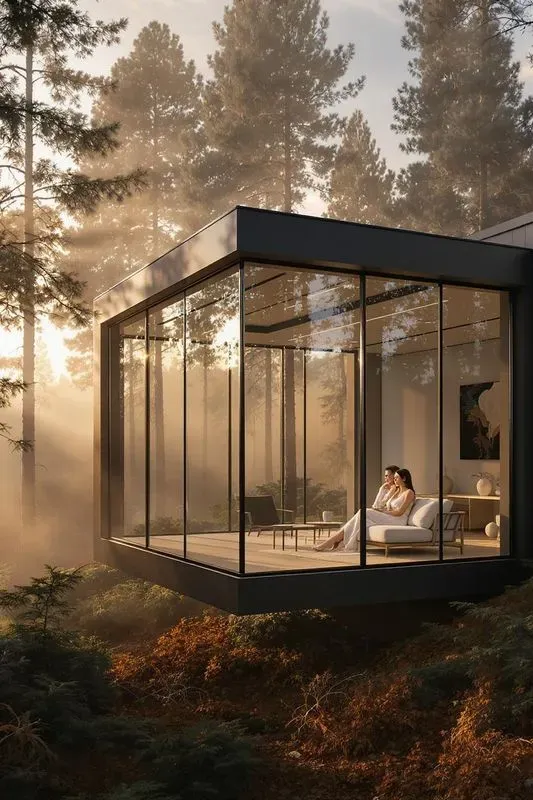 Modern Glass Villa Luxury Couples Lives