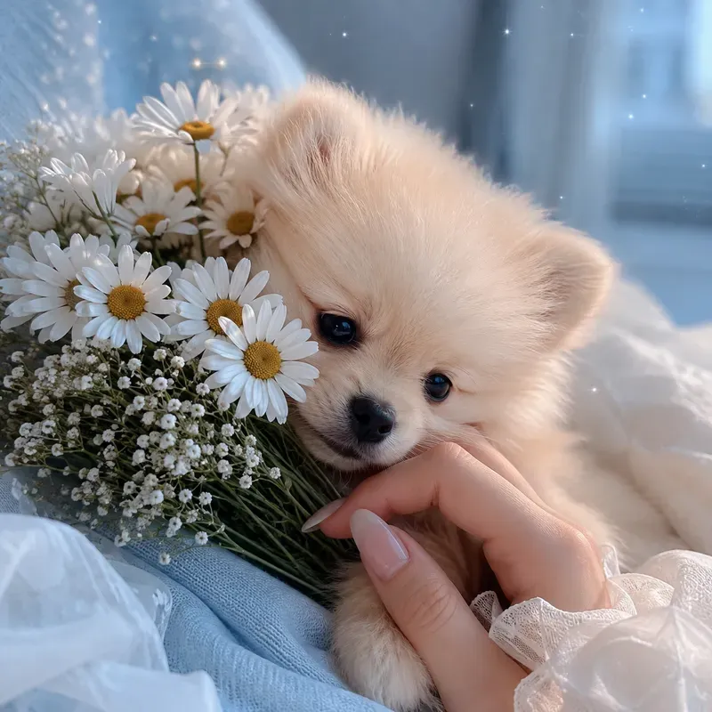 Dreamy Pet Bloom Portraits