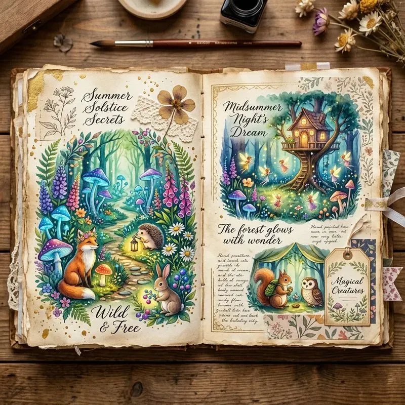 Fantasy Summer Junk Journals
