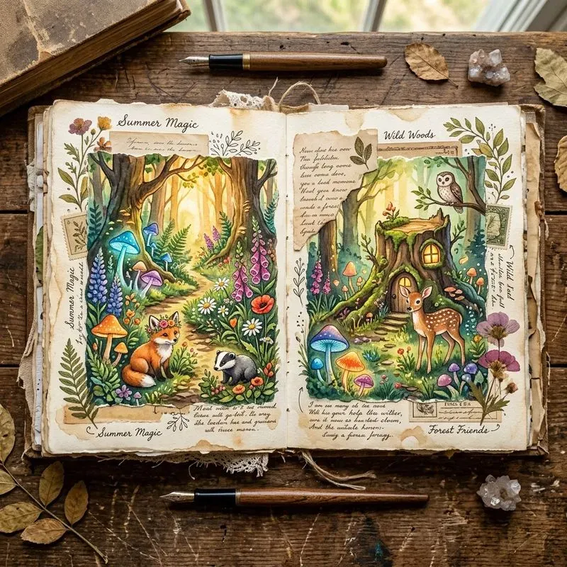 Fantasy Summer Junk Journals
