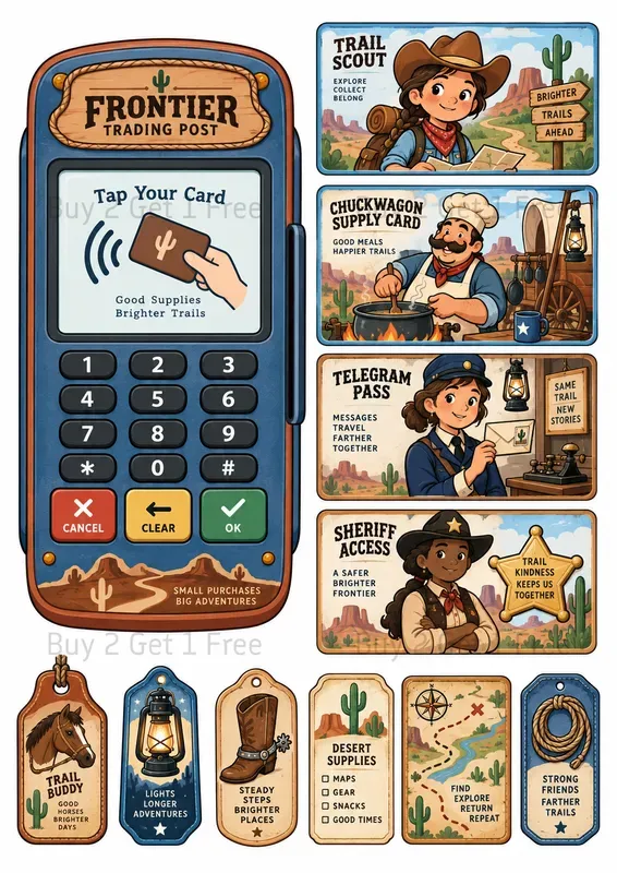 Printable Play Payment Play Cards