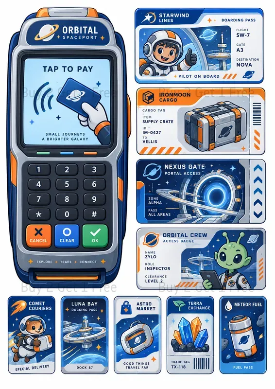Printable Play Payment Play Cards