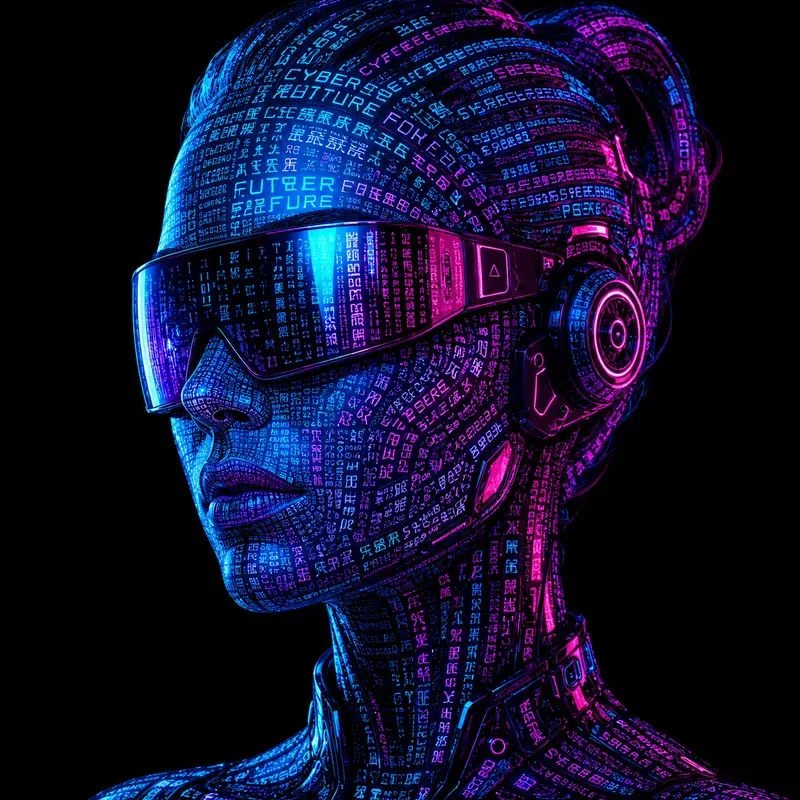 Typography Portrait Fusion Art