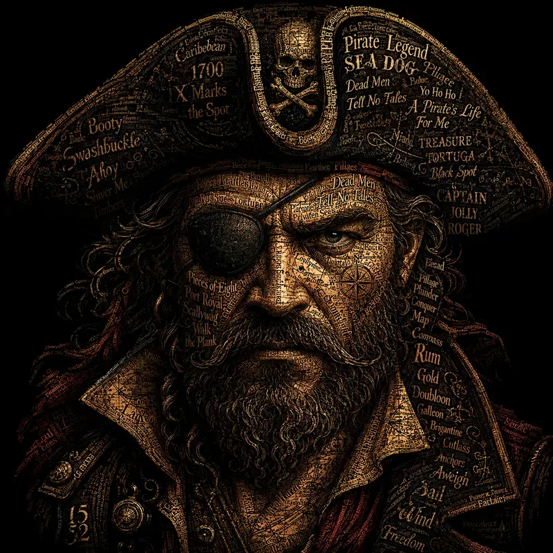 Typography Portrait Fusion Art
