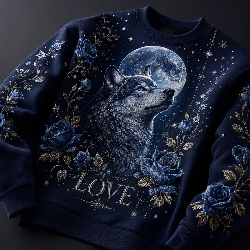 Luxury Embroidered Love Art