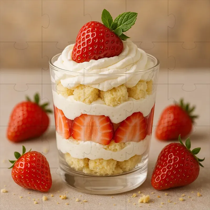 Realistic Dessert Food Styling