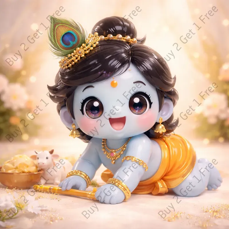Cute Jelly Indian 3D Cartoon Figures