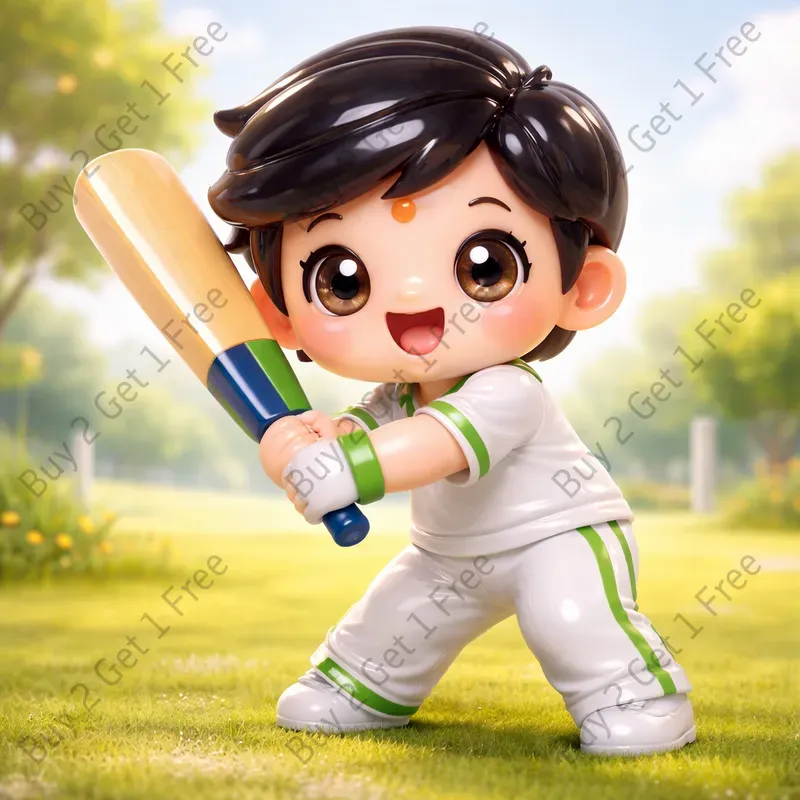 Cute Jelly Indian 3D Cartoon Figures