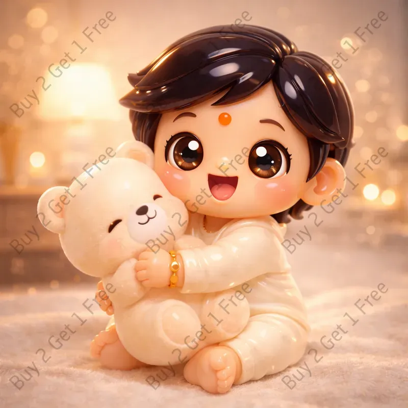 Cute Jelly Indian 3D Cartoon Figures