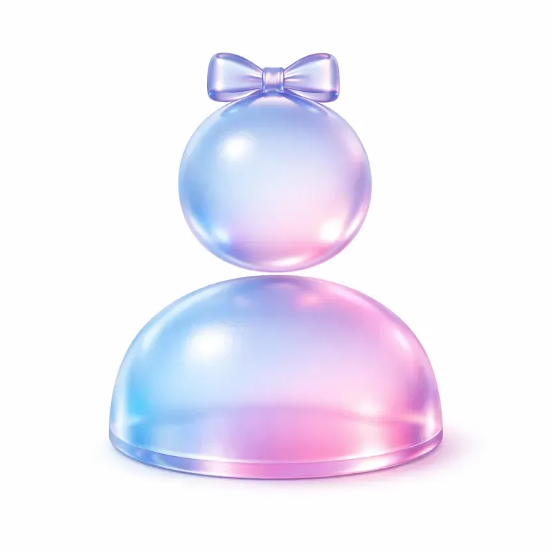 Glass Pictogram Avatar Icons