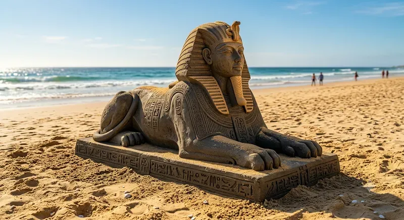 3D Sand Sculpture Art
