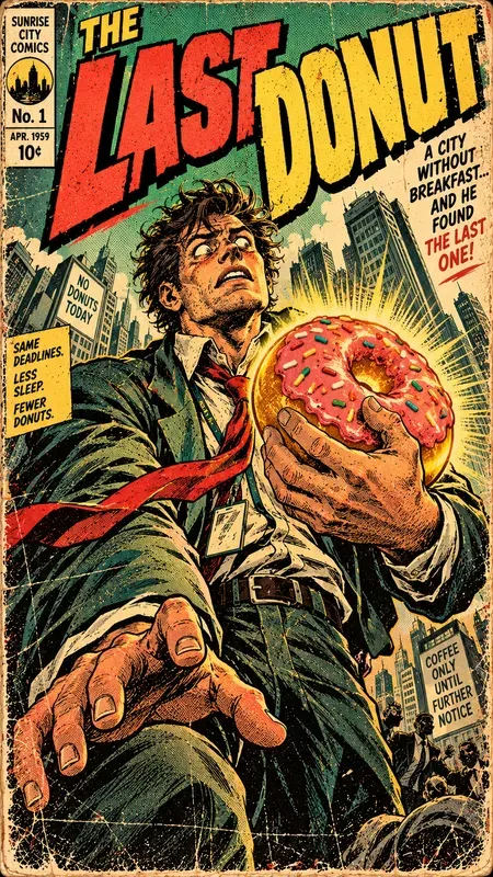 Vintage Comic Book Poster Generator