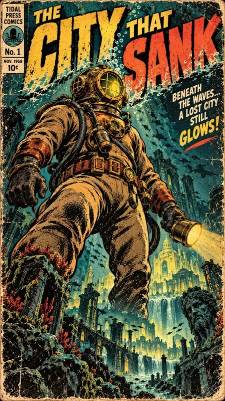 Vintage Comic Book Poster Generator
