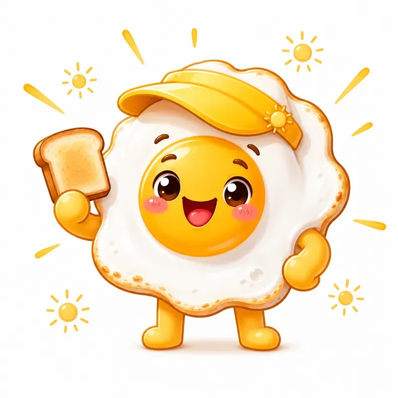 Cute Breakfast Mascot Creators