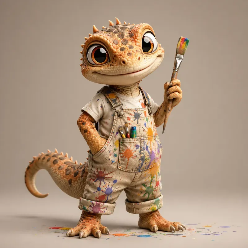 Stylized Reptile Character Packs 3D