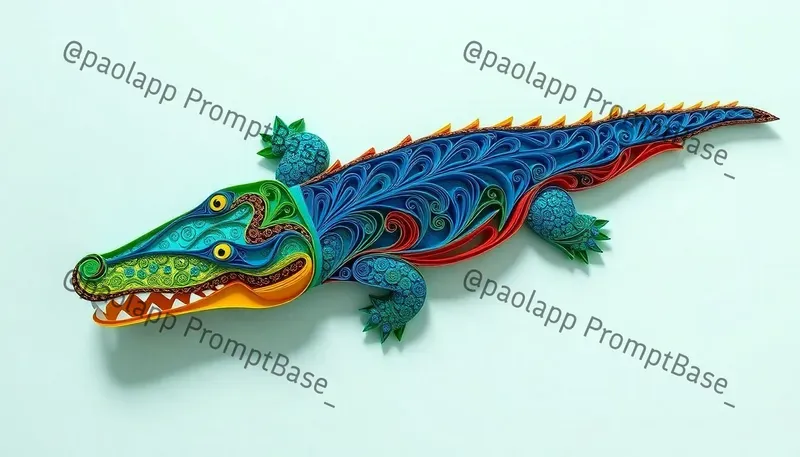 Vibrant Abstract Quilling Art