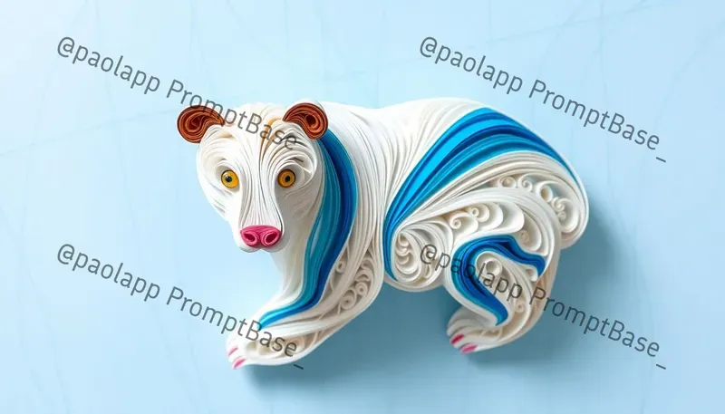 Vibrant Abstract Quilling Art